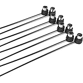 CME MIDI Cable 4-Pack - 2FT / 60cm, 5-pin DIN, Low-Profile - Mirrored 45-Degree Angled Ultra-Thin Plugs for Compact Spaces - 