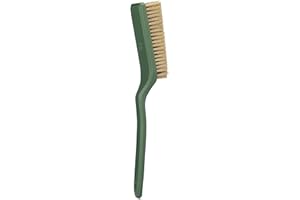 Oso Supply Co Premium Bouldering Brush – Durable Ergonomic Rock Climbing Hold Cleaner with Natural Boar’s Hair Bristles for Indoor & Outdoor Climbing Use (Green)
