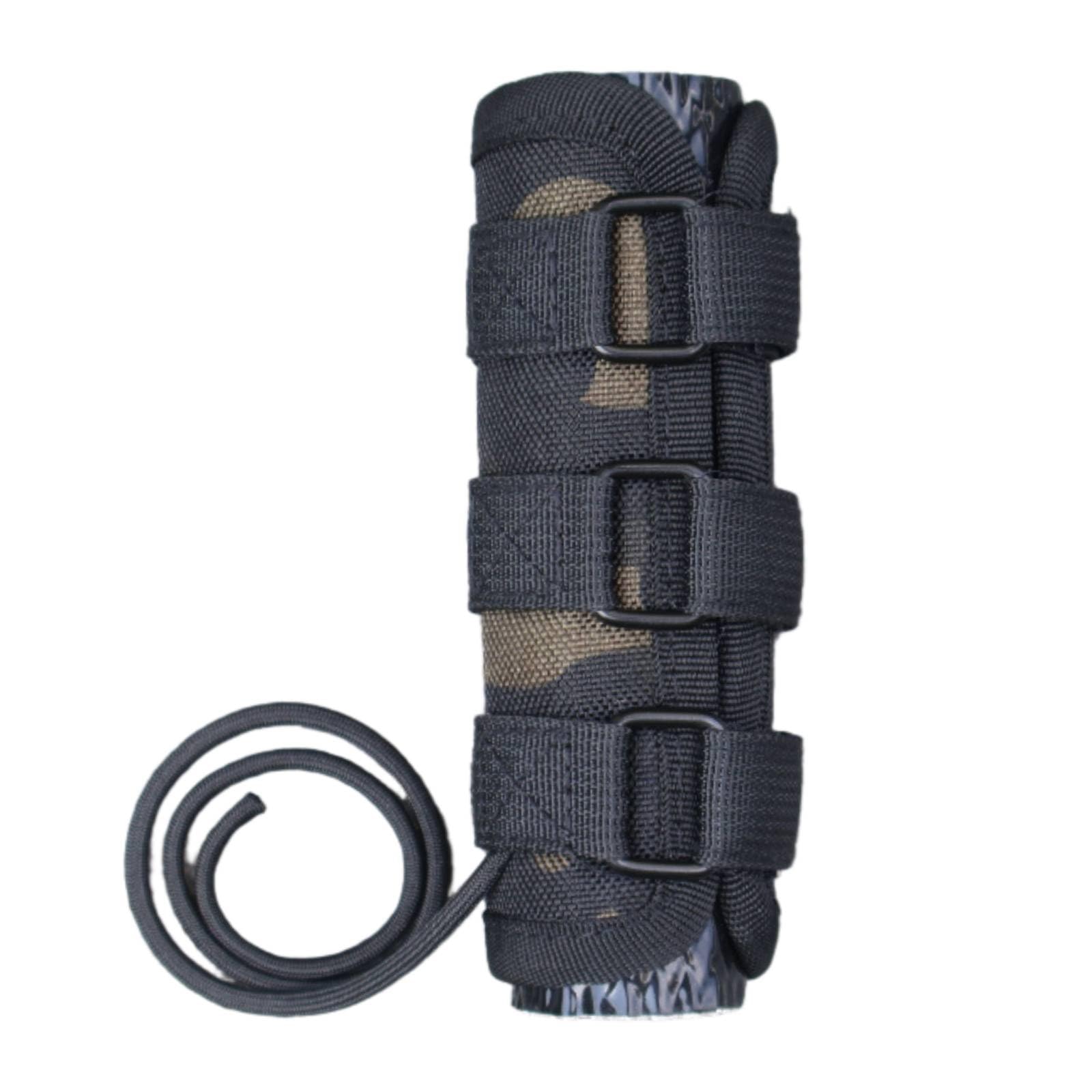 Photo 1 of NITIIKA 6 inch Suppressor Cover with Burn Proof Micro Fiber Sleeve, Heat Resistant Inner Fiberglass & Silicon Lining? Suppressor Wrap, Flame-Retardant Cover Protective Sleeve for Suppressor