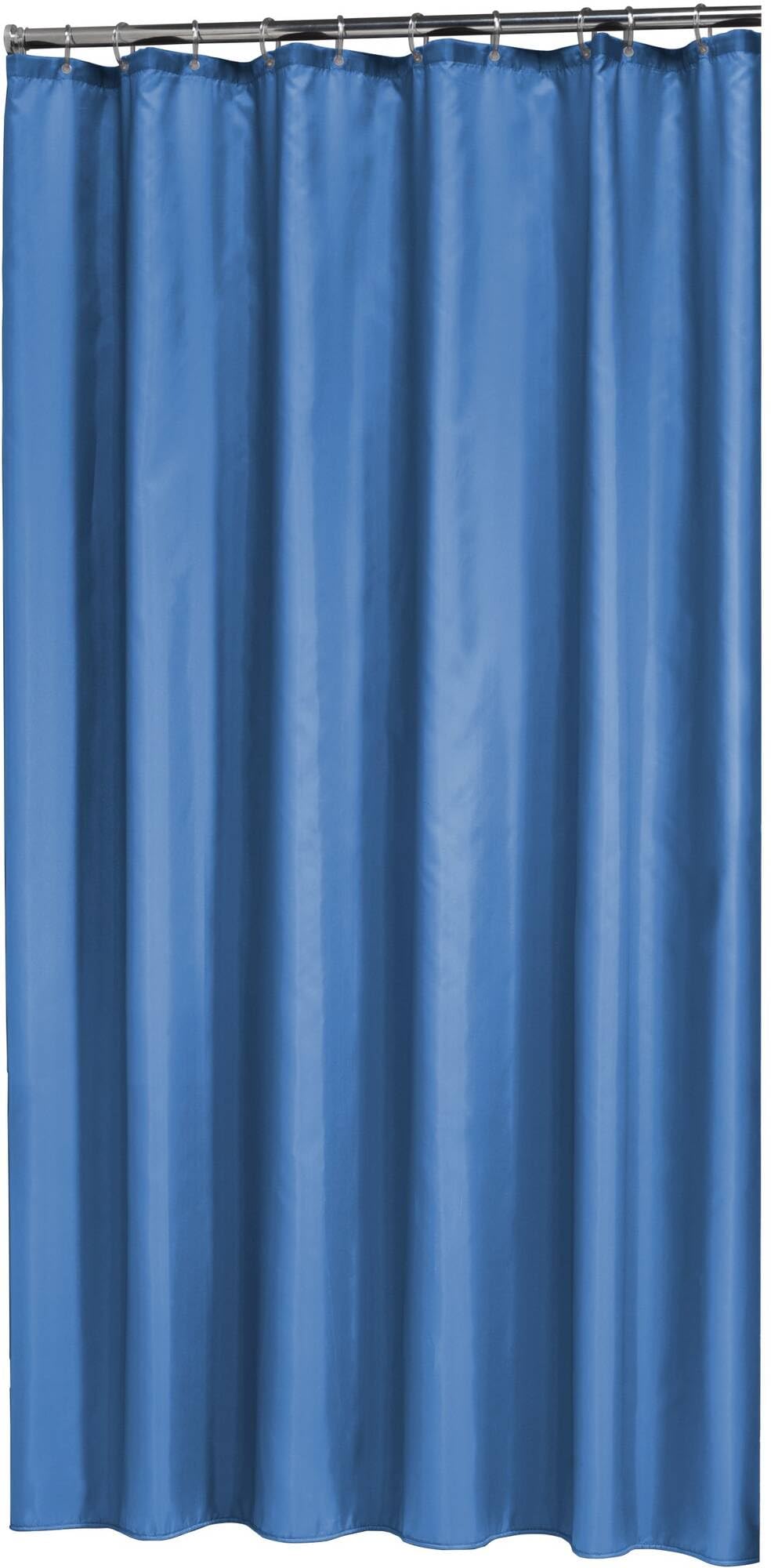 Sealskin Madeira Shower Curtain, Polyester, Blue, 120 x 200 cm