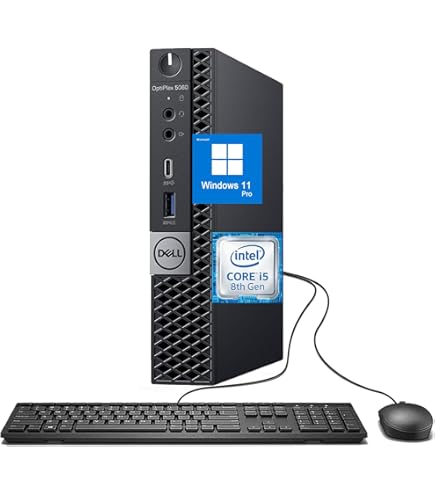 Amazon.com: Dell OptiPlex 5060 Micro Intel Core i5-8500T 2.1GHz