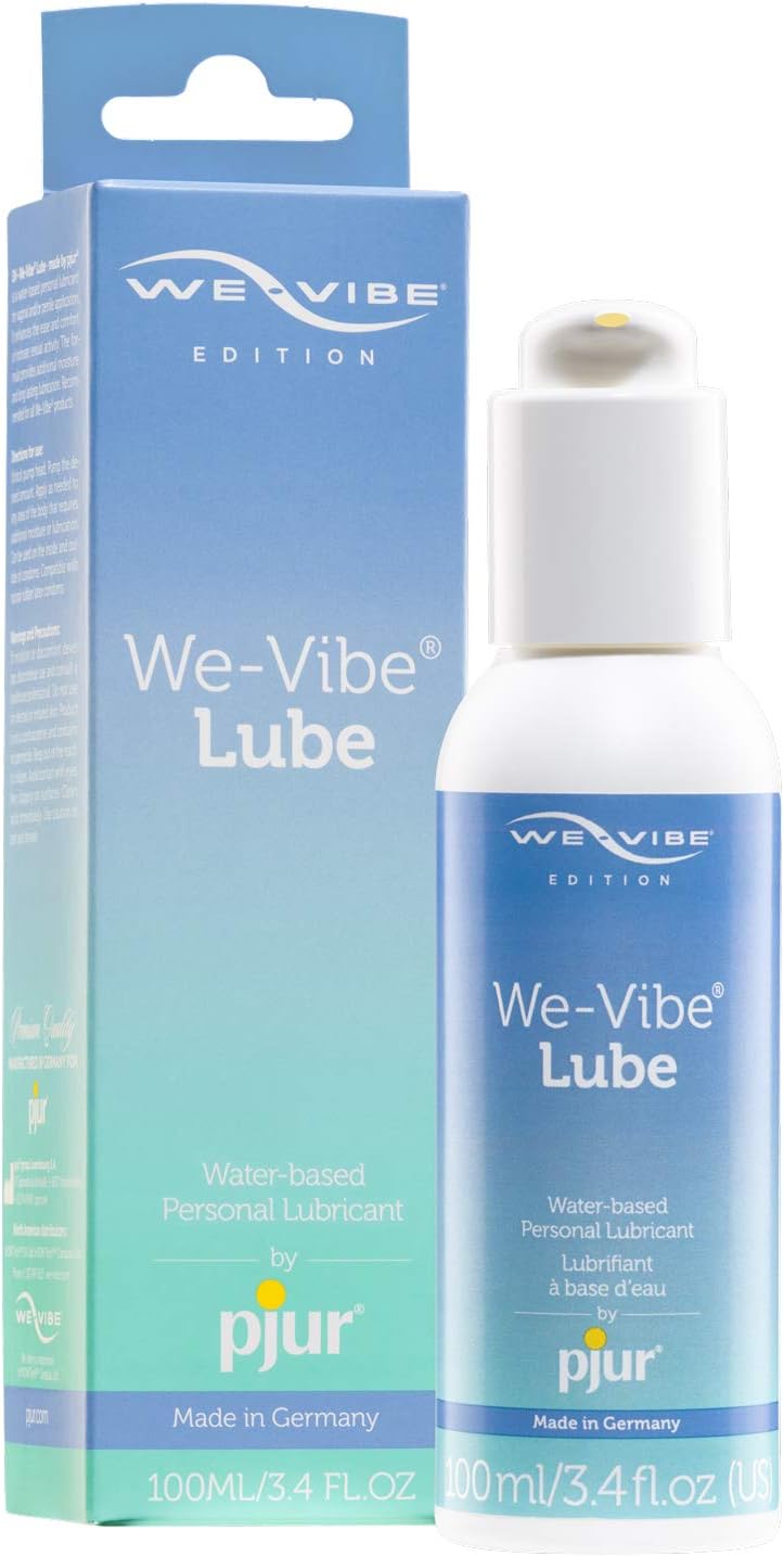 We-Vibe Lube by pjur - Water-Based Personal Lubricant for use with We-Vibe Sex Toys - Suitable for Women & Men - 1 Pack (1 x 100 ml)