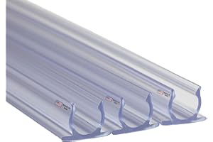 Novelty Lights 10 Pcs 1/2 Inch Rope Light Track Channel, 3 Feet Long, UV Protected PVC Plastic Clear Mounting Rope Light Channel for Indoor Outdoor, Made in The USA