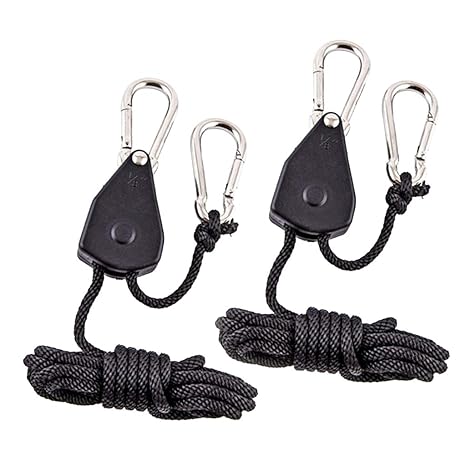 perfeclan Rope Ratchet Easy Roll für Hängematte/Blumentopf usw, aus Nylon und Zinklegierung