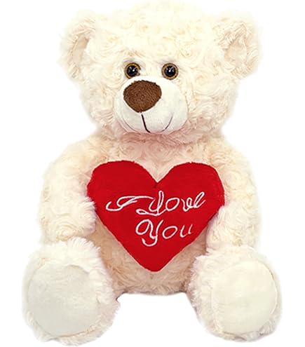Personalized Valentine Teddy Bear With Rose & Bow - Custom Name/Text Plush Gift For Her/Him, 11 Inch - View #6