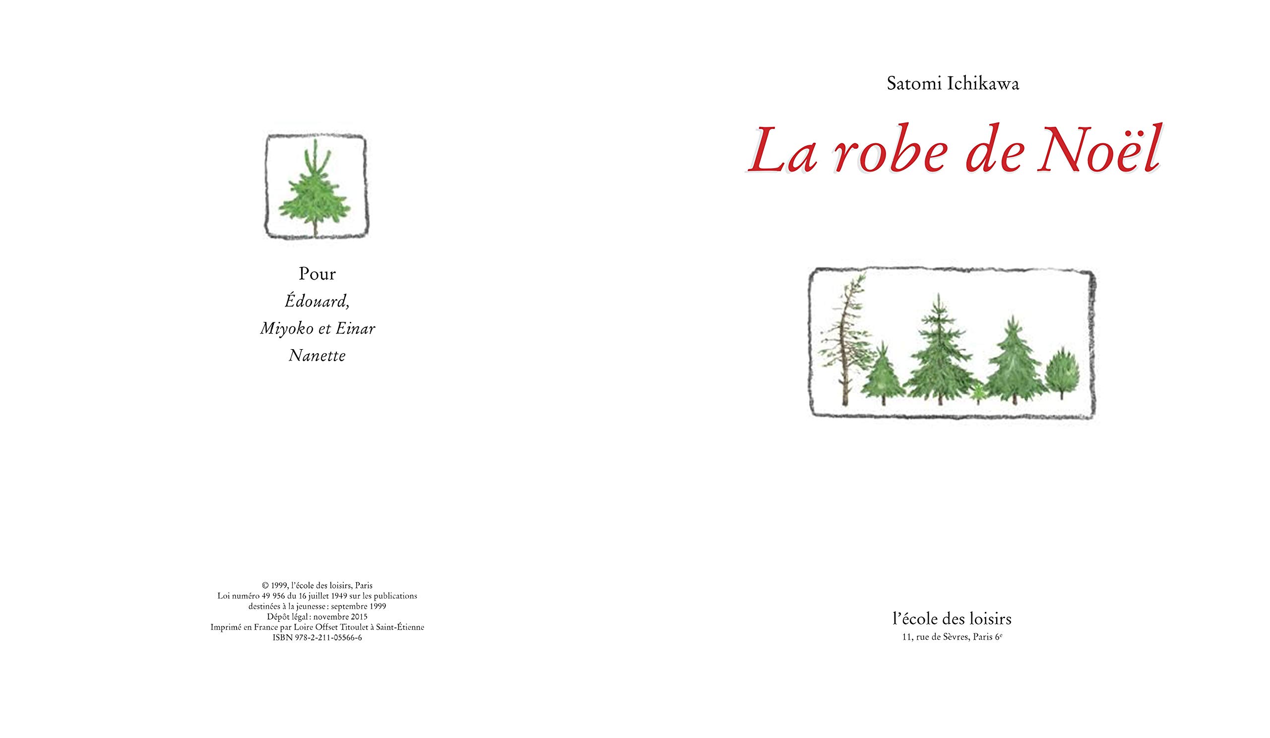 La Robe De Noel Ichikawa Amazon De Bucher