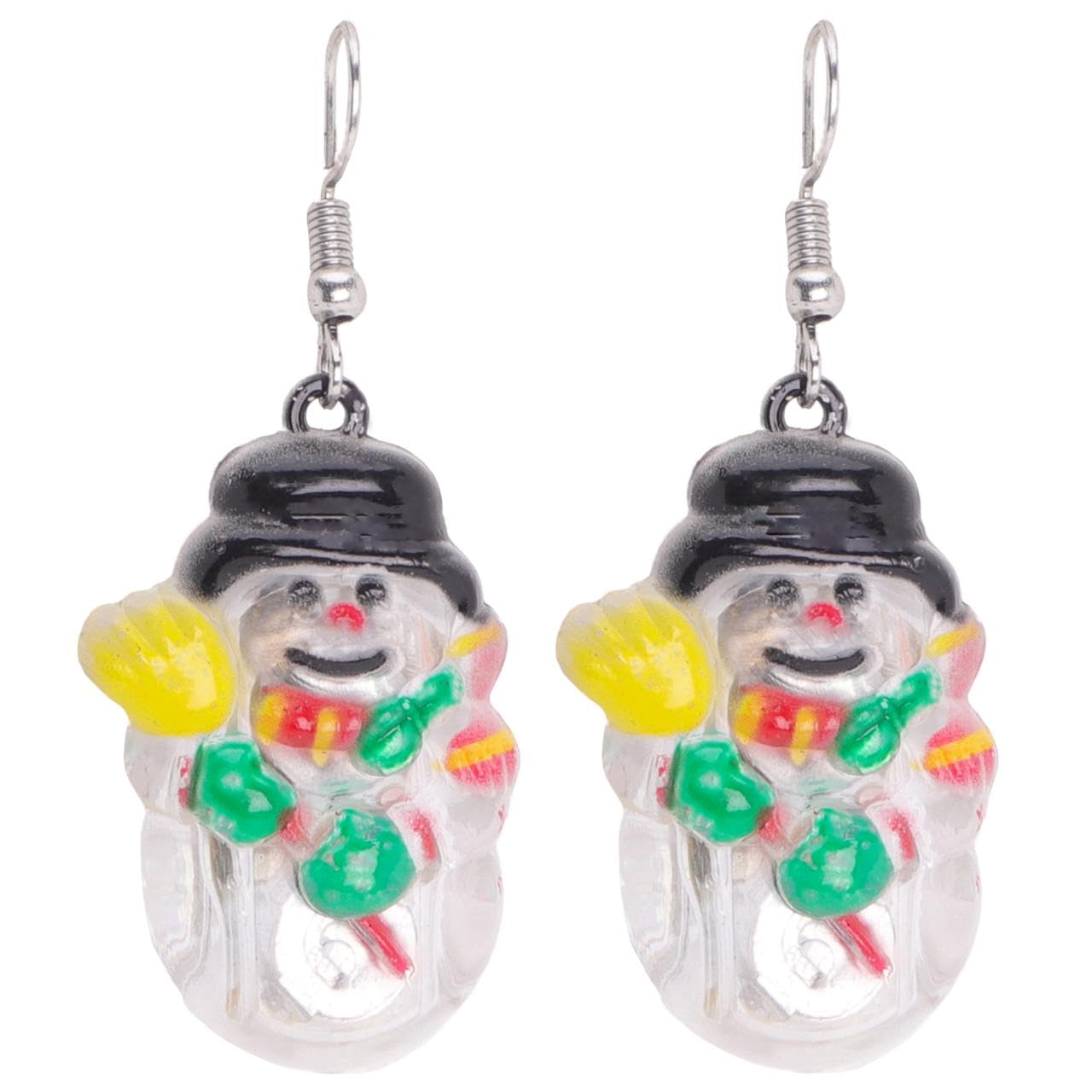 Christmas Concepts® Christmas Earrings - Christmas Jewelery - Novelty Christmas Dress Up (SNOWMAN)