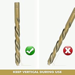 BEHAPPY Cobalt Drill Bit Set 21Pcs, M35 High Speed