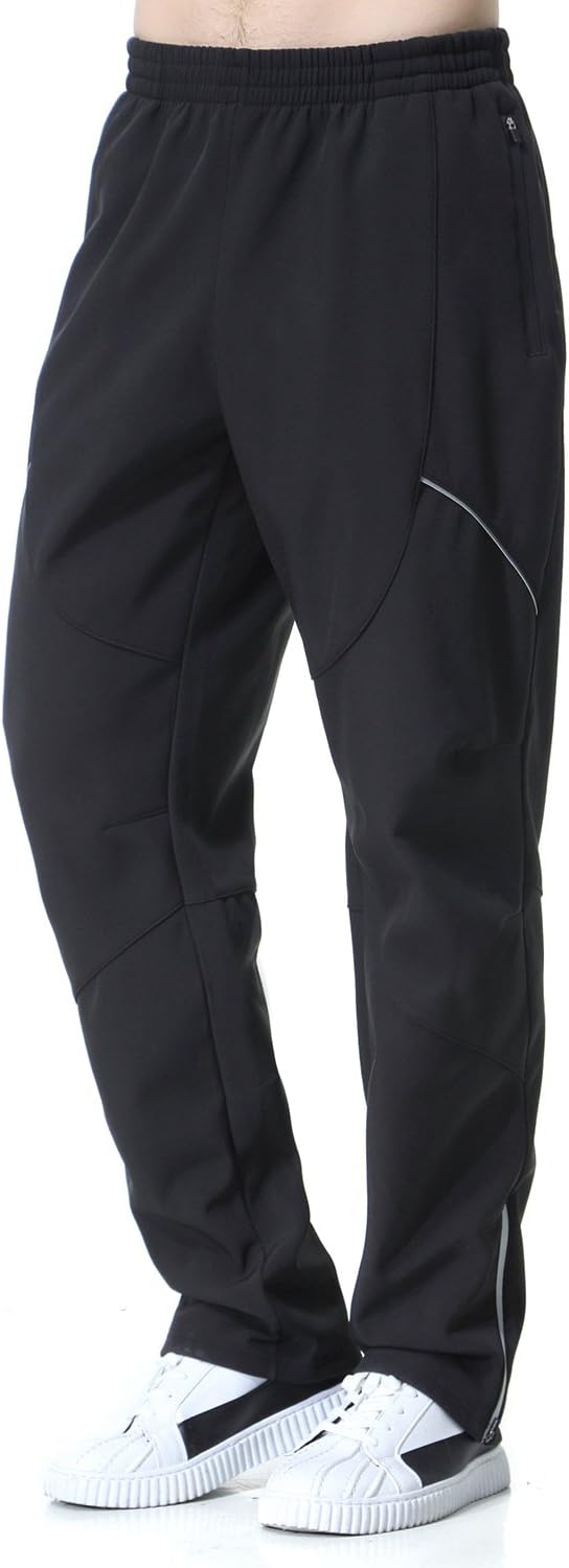 beroy Cycling Pants Windproof Thermal Fleece Workout