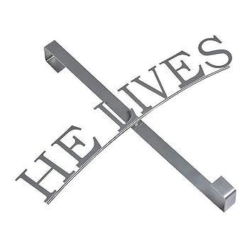 Amazon Com He Lives Wreath Door Hanger Holder Easter Religious