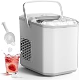 Acmeenjoy Ice Maker Countertop Portable 12kg/24h 9 Cubes in 6-8min view 1