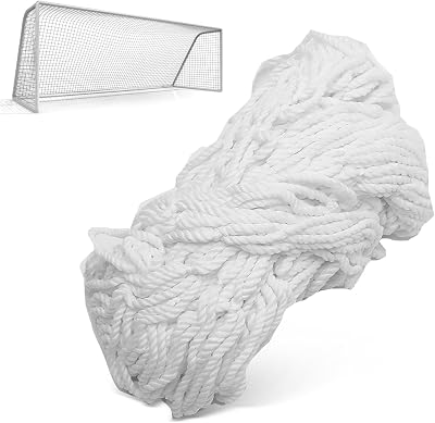 Cyrank Soccer Net Replacement 6x4ft 12x12cm Mesh Backyard Training Net