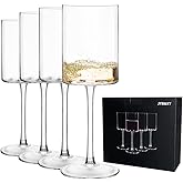 Red or White wine glasses 15oz Hand Blown Premium Crystal square wine glass set of 4 Unique Large Wine Glasses Long Stem for 