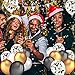 50 Pack Gold & Silver & Black Color Party Latex Balloons,12Pcs 12 Inches Gold & Silver & Black Color Confetti Balloons,Graduation Bachelorette Wedding Birthday Holiday Party Decorations