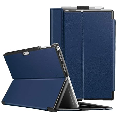 Fintie Schutzhülle für Surface Pro 6 - Business Hülle mit Harter Schale, anpassbarer Betrachtungswinkel, kompatibel mit der T