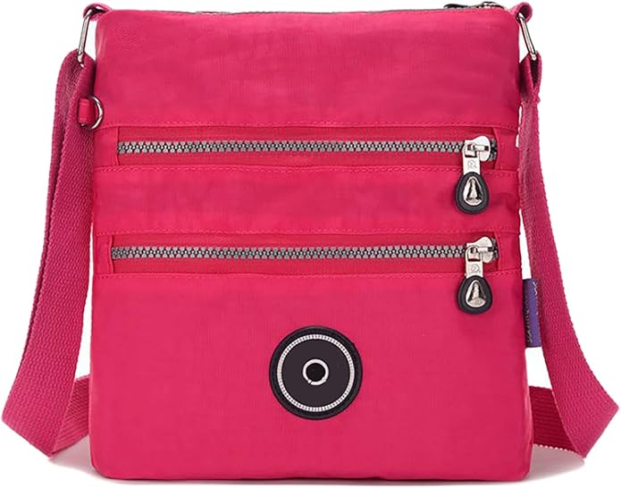 GFM® Womens Nylon Waterproof Cross Body Shoulder Bag (S11061CRTGLB