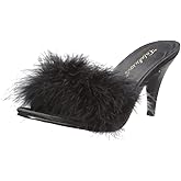 Pleaser Fabulicious Women's Amour-03 Marabou Slipper