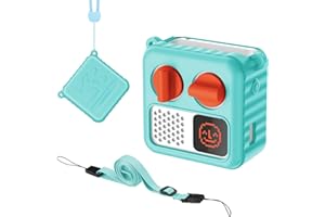 CaseBot Silicone Protective Case for Yoto Mini Player, Kids Mini Audio Device Cover with Wrist Strap and Adjustable Lanyard f