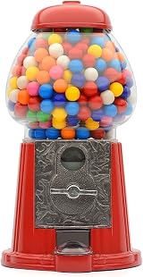 CKB LTD Large Retro Gumball Machine Red Metal Dispenser 28cm view 12