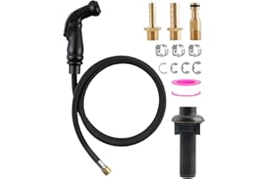 Hygie Rinse Universal Fit Kitchen Faucet Sprayer Attachment/Hose/Holder Set Compatible with Moen/Delta Faucet Sprayer Replacement, Kitchen Sink Side Sprayer Head, Oil Rubbed Bronze
