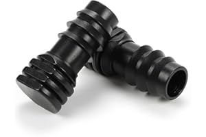 Copadri 1/2 inch Drip Irrigation End Cap Fittings, 13mm ID Barbed End Plug Parts for 1/2 Inch Irrigation Tubing (0.520"ID) Drip Line Goof Plug Connector for Garden Irrigation System (15 Pack)