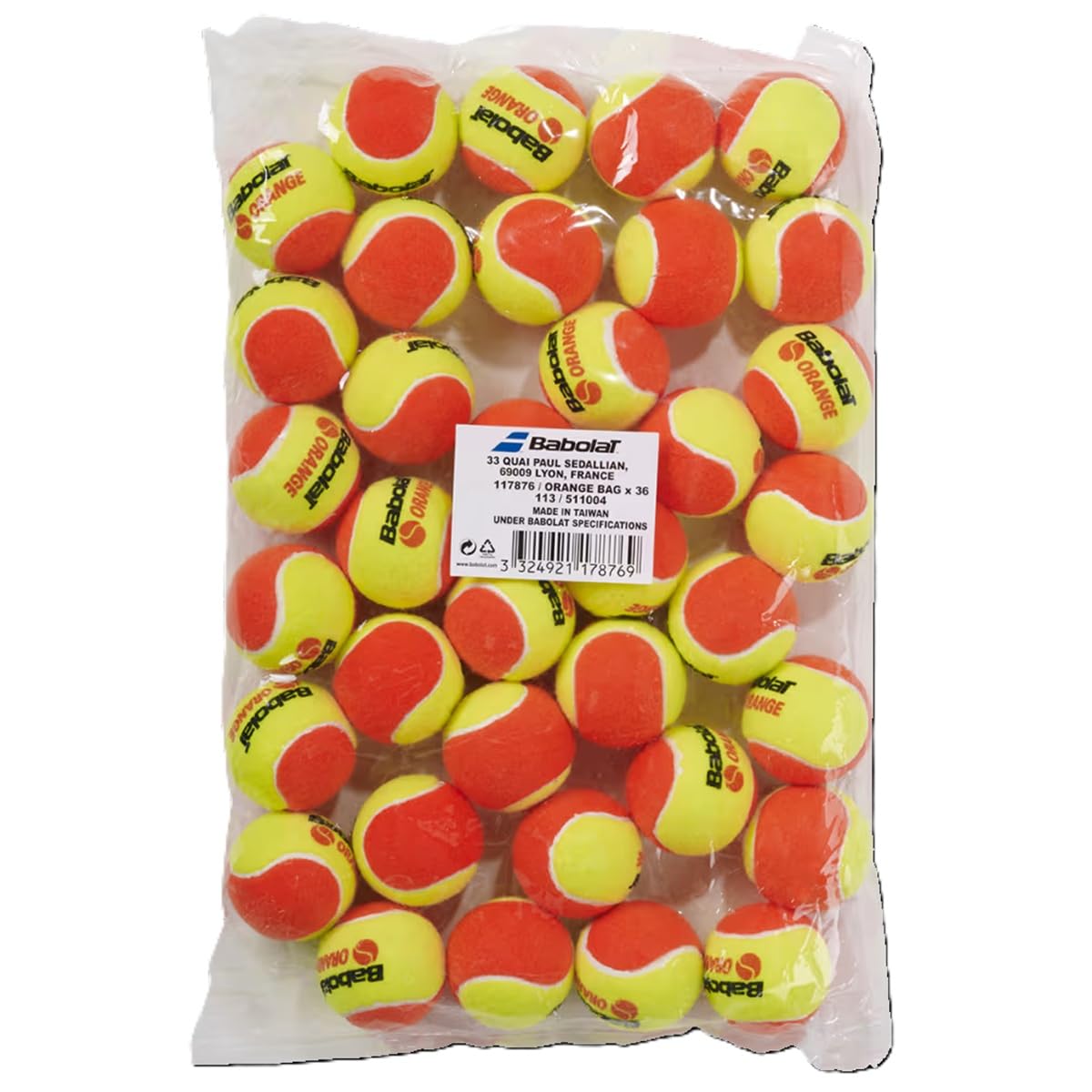 BABOLAT Box X36 Ball Basket - Yellow, One Size