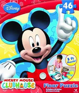 Cardinal Mickey 3 inch Floor Puzzle 24*36 Inch (46 Pieces)