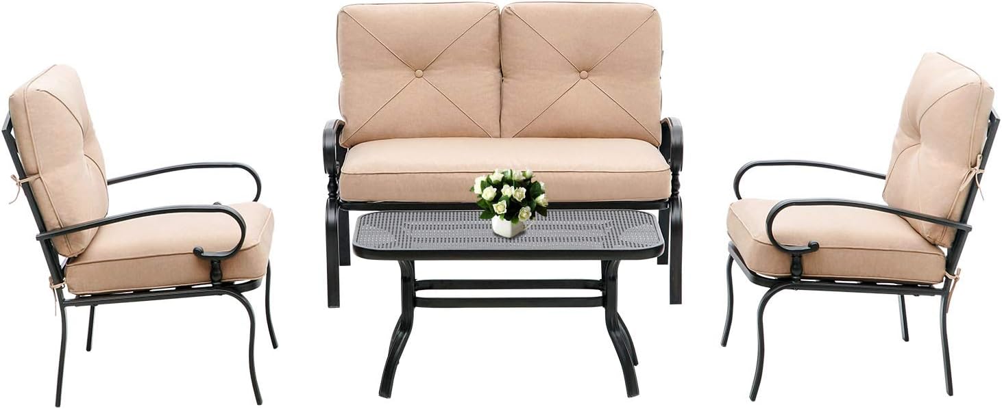 Oakmont Outdoor Furniture Patio Conversation Set Loveseat