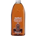 Method Hardwood Floor Cleaner, Squirt + Mop Refill, Use as Laminate or Sealed Wood Floor Cleaner, Almond Scent, 2 Liter Bottl