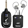 INGPARTNER Wireless in Ear Monitor System 2.4GHz Wireless IEM System with Transmitter, Clip on Receiver Auto-Pairing in-Ear Monitoring for Studio, Guitar, DJ, Live Performance (A88T)