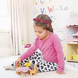 SumDirect Sets of 7 Wooden Family Dolls Toy Playset for Doll House view 7