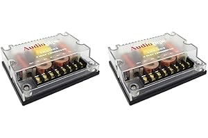 2 PACK 3 way Crossover CRX-303 400 Watts Passive Crossover Car Audio Tweeter