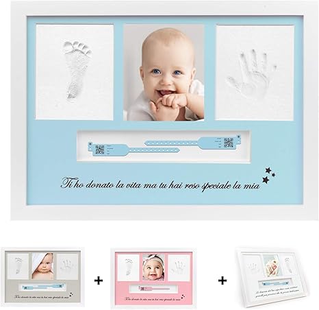 Cornice Impronte Neonato Youfit Impronta Mani E Piedi Neonati Neonati Regali Regalo Neonato Battesimo Bambino Nascita Bambino Porta Braccialetto Neonato Idea Regalo Zia Nonna E Mamma Amazon It Prima Infanzia