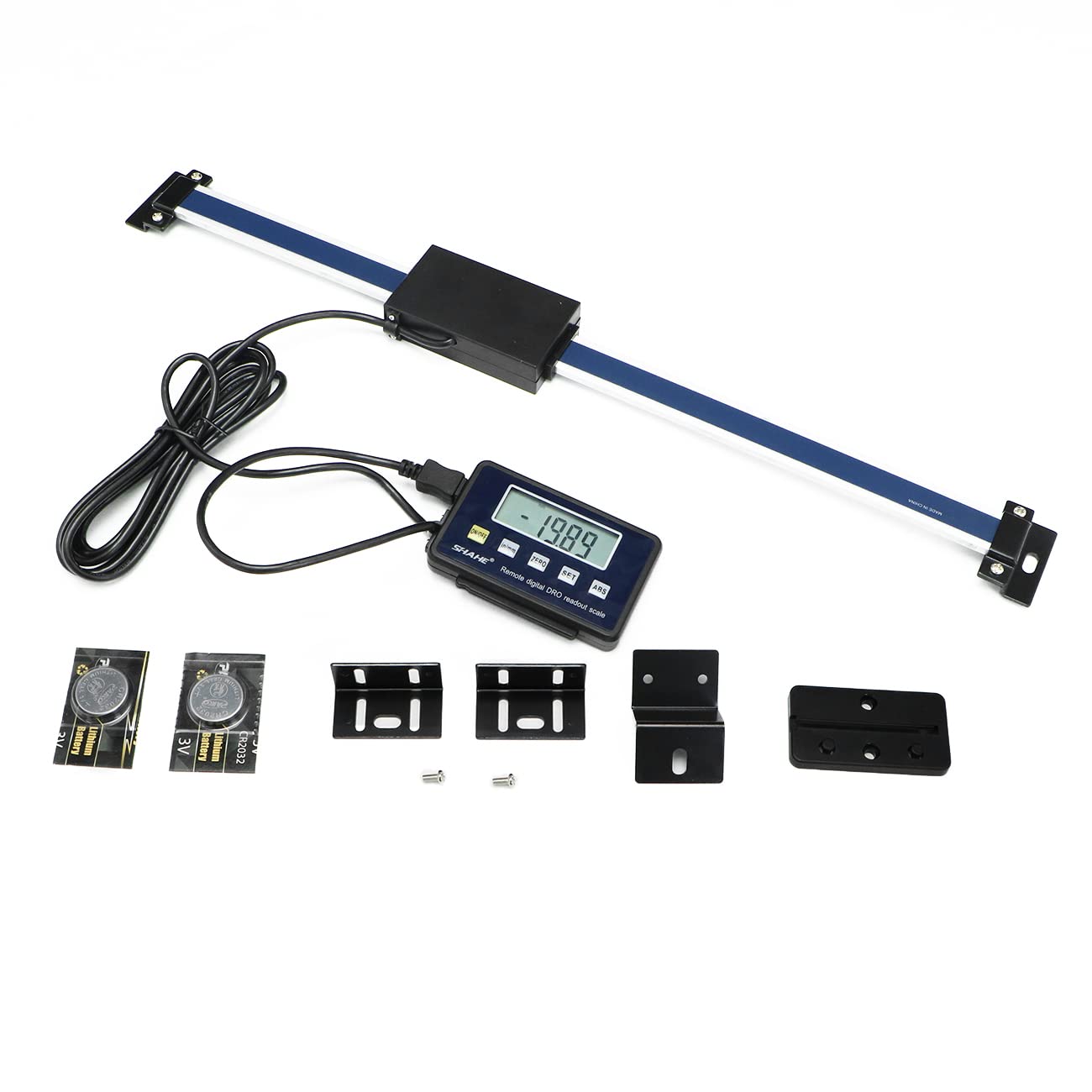 Photo 1 of Digital Readout Linear,0-300mm/12'' Magnetic Linear Scale,Large LCD Readout Scale for Milling Machine