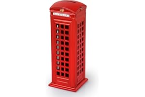 DS. DISTINCTIVE STYLE Retro Home Decor London Souvenirs 7 Inch British Telephone Booth Piggy Bank