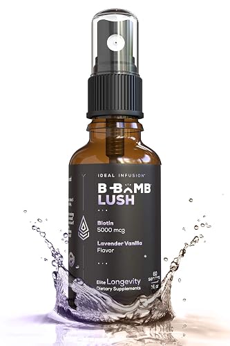 Ideal Infusion B-Bomb Lush Biotin Liquid Spray: Organic Lavender ...