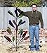 The Big Daddy Bottle Tree | Outside Yard Garden Decor | No Assembly Required | Displays 25 Bottles | 5 ft (60