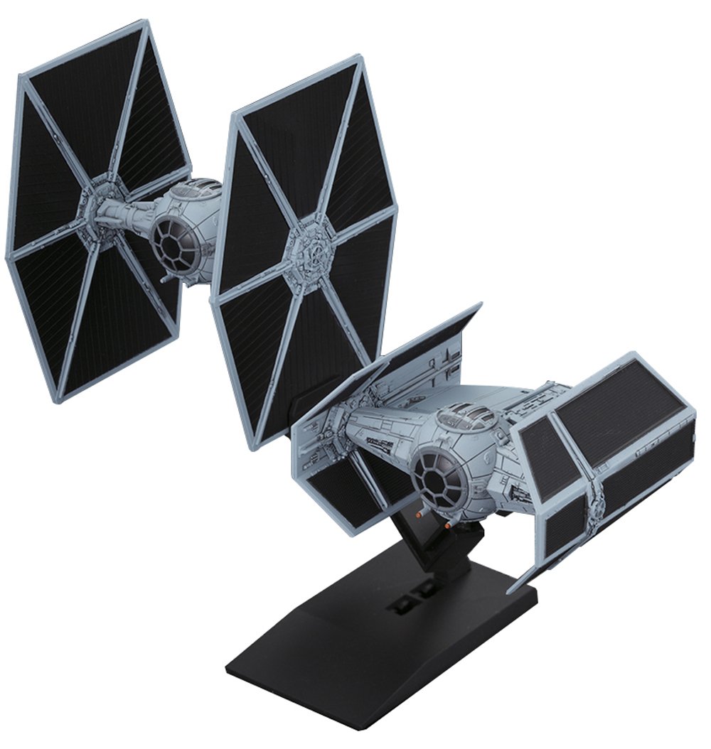 Star Wars Tie Advanced x1 and Tie Fighter set, Bandai Star Wars 1/144