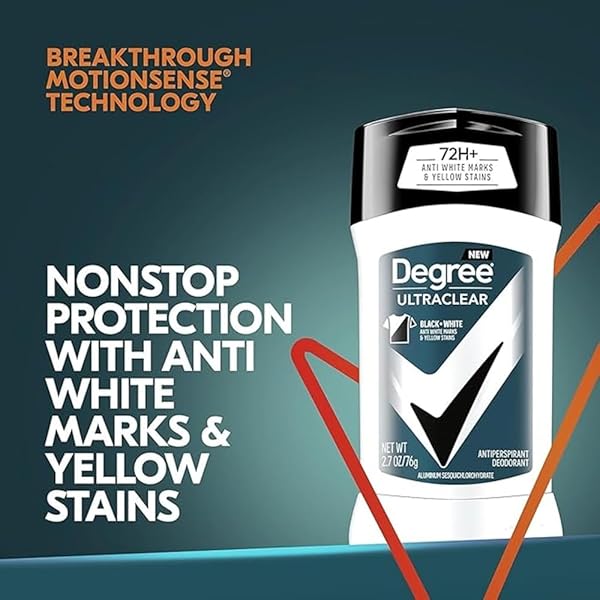 DEGREE DEODORANT 2.7 OUNCE MENS ULTRA CLEAR BLACK & WHITE (79ML) (2 PACK)