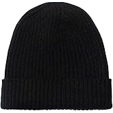 Pure 100% Cashmere Beanie for Men, Warm Soft Mens Cashmere Hat in a Gift Box