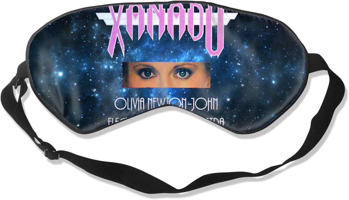 WushXiao Olivia Newton John Xanadu Fashion Personalized Sleep Eye Mask Soft Comfortable with Adjustable Head Strap Light Blocking Eye Cover