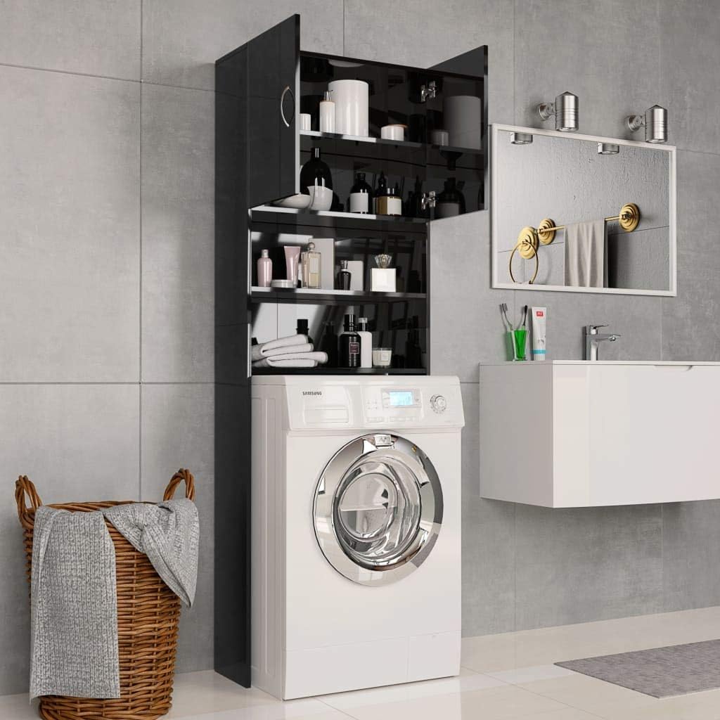 FESTNIGHT Washer Chipboard Bathroom Furniture with Hole for