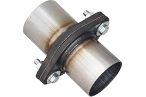 Tectonic 1 3/4" Inner Diameter Universal Flat Flange Stainless Repair Kit | Flat Joint Repair Kit | Stainless Exhaust Repair 