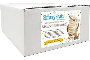 Shivery Shake Soft Serve Ice Cream Mix, 3 x 3.2 lb case, Salted Caramel