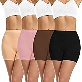LALESTE Slip Shorts Womens Under Dress Seamless Smooth Anti Chafing Bike Shorts Boy Shorts Underwear Boxer Briefs