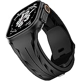 Sports Silicone Band Compatible with Apple Watch Ultra 3/2/1 49mm Bands for Men,Luxury Supercar Rubber Strap for iWatch Series 11/10 46mm, 9/8/7 45mm, SE2/SE 6/5/4 44mm, 3/2/1 42mm