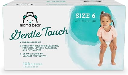size 6 up and up diapers