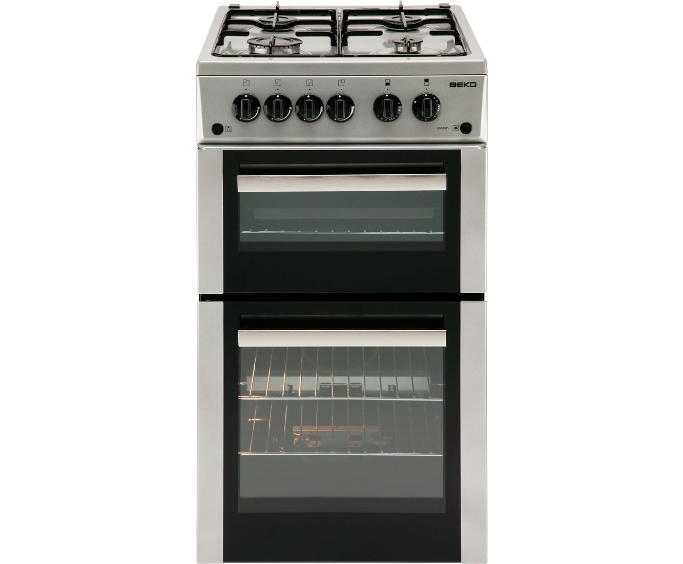 Beko BDG582S Gas Cooker Free Standing Silver Amazon.co.uk Large