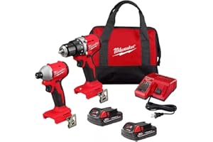 BYOGI Fits Milwaukee 3692-22CT M18 18V Compact Brushless 2 Tool Drill/Driver Combo Kit