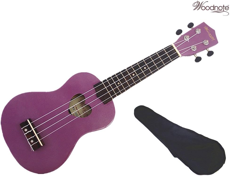 Woodnote Purple/Heart 21" Soprano Ukulele with Rosewood Fingerboard & Bridge/Bag